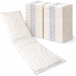 Vakly Postpartum Pads 6" x 17" (40 Pack) XL Super Absorbent Maternity Pad Liners for Overnight Leak Protection, Incontinence Booster Pads with Adhesive