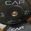 CAP 2-inch Olympic Bumper Plate Weight Set | 100-370 lbs | Multiple Colors | Storage Rack Optional