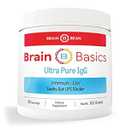 Brain Basics Ultra Pure IgG Supplement - Dairy-Free Supplement IgG-Immunolin Powder, Blended Vitamin & Mineral Supplements, 150g, 60 Servings, EXP: 11/2027