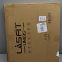 LASFIT Trunk Mat & Backrest Mats for Rivian R1S 2025 2024 2023 2022, All Weather TPE Custom Fit Cargo Liner for R1S Cargo Mat, Black, Easy to Clean