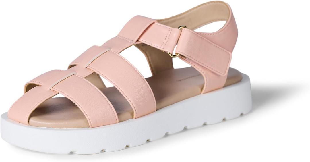 Amazon Essentials Girls' Closed Toe Fisherman Sandals