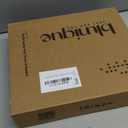 blunique Waffle Knit Throw Blanket, Luxury Cozy Chunky Knit Throw Blanket for Couch, 50 x 60 Inch Thick Ultra-Soft Feather Yarn Knitted Blanket for Sofa, Bed, Home Decor - Grey