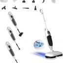 PUREBEAR 300°F Scrub & Steam Mop, Steam Cleaner With 13 Accessories