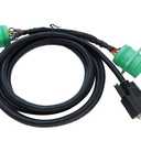 DB15 to Green Type 2 J1939 Male and Female Splitter Y Cable for Truck ELD Device