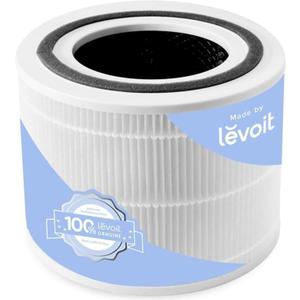 LEVOIT Genuine Core 300-P Replacement Filter, Core 300-RF Air Purifier Core300S Filters, Supports HEPA Sleep Mode, High-Efficiency Activated Carbon for Removal of Smoke, Odor, Allergens, Pollen,1 Pack (7.5" x 7.5" x 6.3")