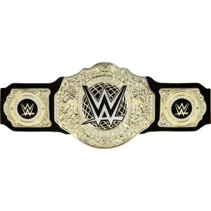 Mattel WWE Championship Title, World Heavyweight Championship Role-Play & Costume Piece, Leather-Like Belt 3+ Feet with One-Time Adjustment
