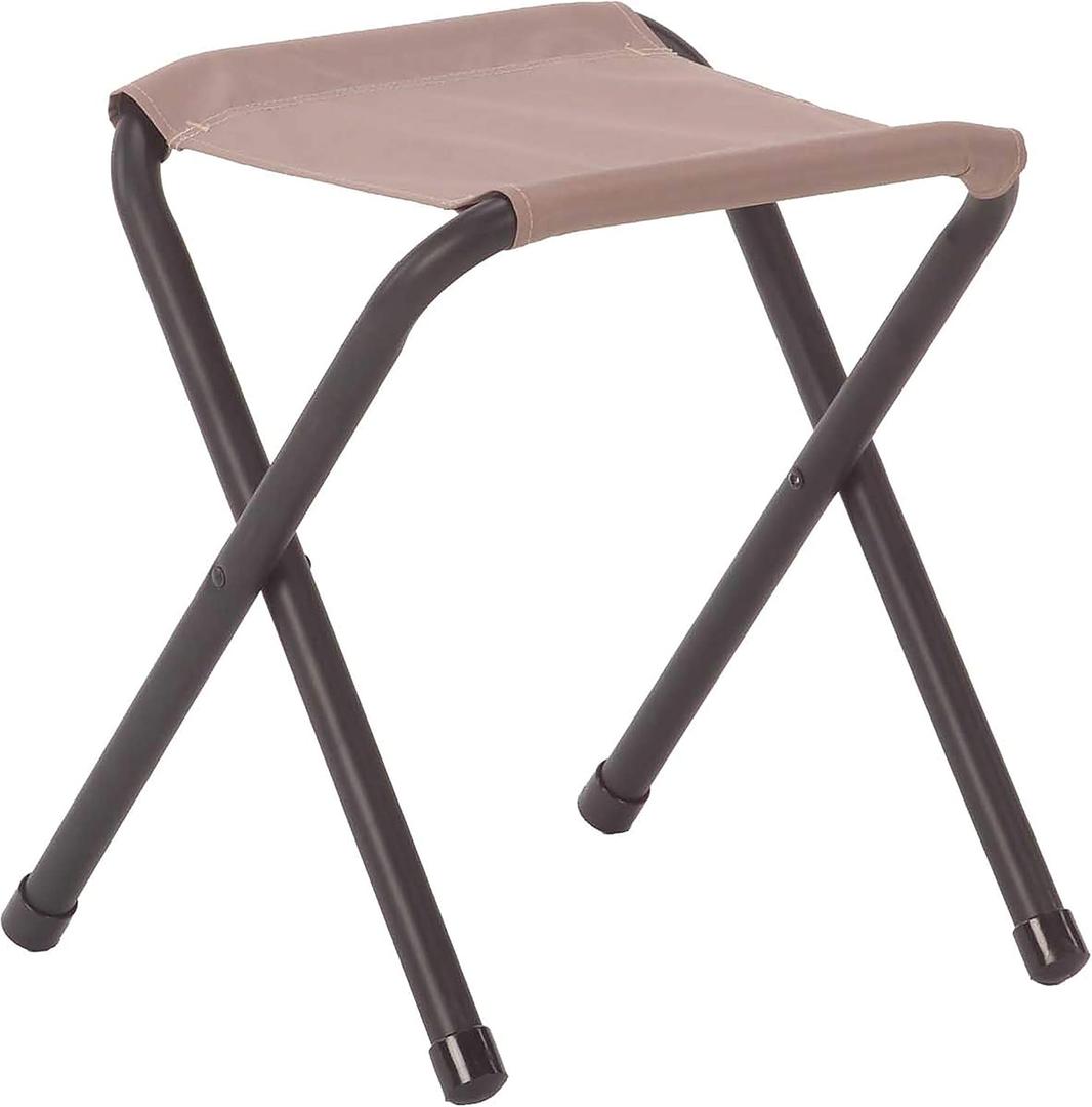 Coleman Rambler II Folding Stool, Compact Portable Stool Supports up to 225lbs, Outdoor Seat & Footrest, 15.5 inches wide, 17 inches high, 16.3 inches deep