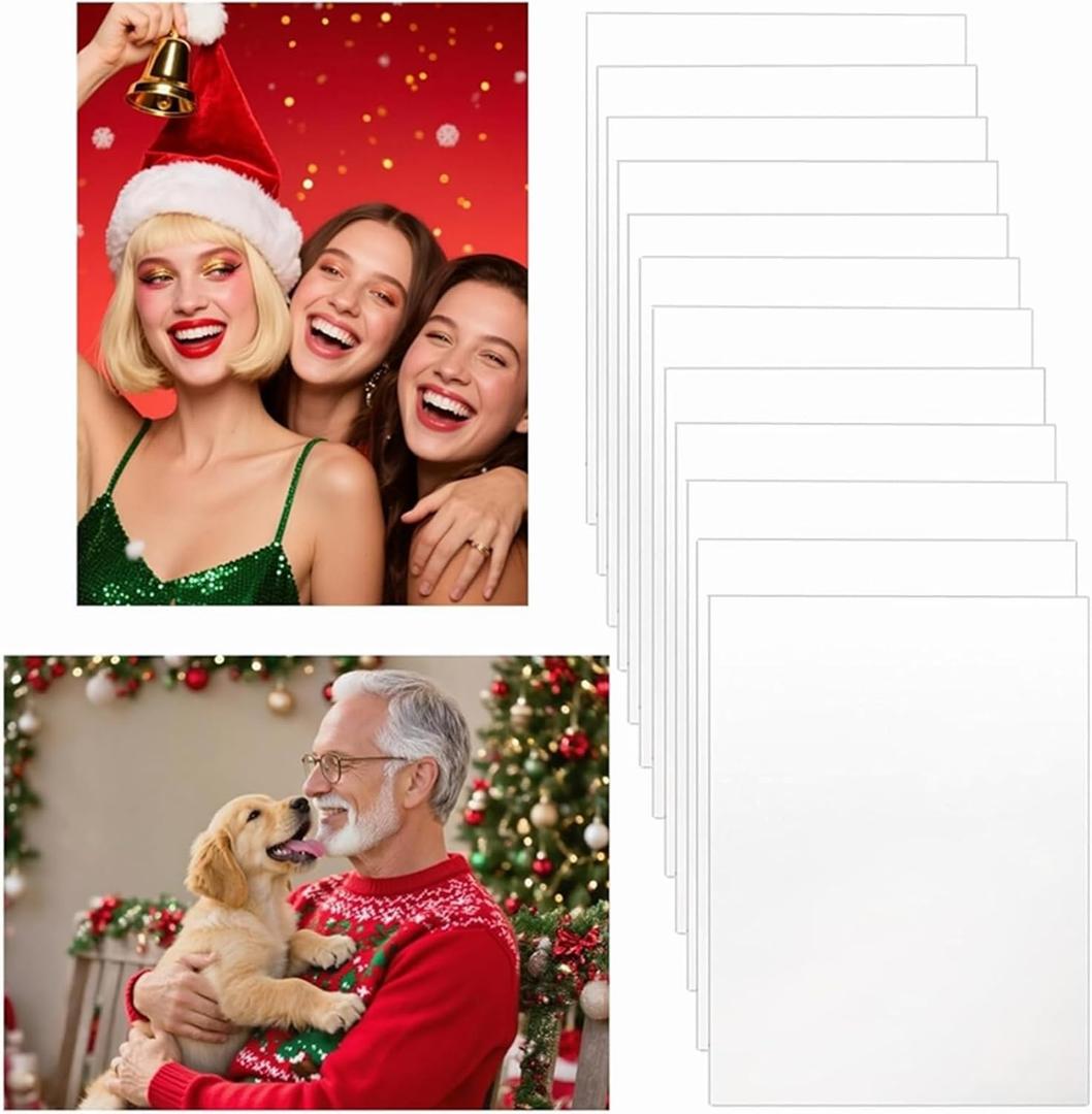 12pcs Sublimation Metal Photo Blanks 18x24 Inch - Make Your Permanent Photo Posters Signs, Sublimation Aluminum Blank for Crafters Small Businesses DIY Enthusiasts (Thickness 0.45mm)