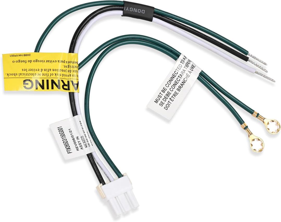 WD21X23559 Dishwasher Jumper Harness Assembly Compatible with Ge, Replacement WD21X20215 4587228 AP6279246 PS12170953 EAP12170953