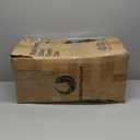 BEAMNOVA Trash Can Indoor Outdoor Black Stainless Steel Commercial Garbage Can Industrial Garbage Enclosure Inside Cabinet with Lid Waste Container, Black, 31 * 25 * 61 cm / 12.2 * 9.8 * 24 in