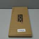 JQK Toilet Paper Storage Stand White Gold, 304 Stainless Steel Tissue Reserve Holder Dispenser for Bathroom, Brushed Gold, TPS180-WG (15.35 Inch)