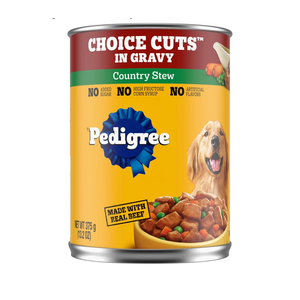 PEDIGREE Homestyle Meals Adult Canned Soft Wet Meaty Dog Food Roasted Chicken, Rice and Vegetable Flavor in Gravy,  13.2 oz. Can, Best By: 02/18/2026
