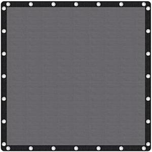 VICLLAX Shade Fabric Sun Shade Cloth Privacy Screen with Grommets for Patio Garden Pergola Cover Canopy 12x12 FT, Grey