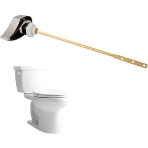 Hibbent Toilet Handle Replacement Compatible with TOTOTHU004-CP Trip Lvr for ST701, CST854, Side Mount Toilet Flush Tank Lever, Toilet Trip Lever, Brushed Nickel