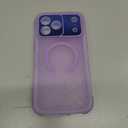 For iPhone 17 Pro Max Waterproof Case Magnetic, Built in Camera Control [Screen Protector] [Lanyard], Fit for Magsafe Heavy Duty Military Rugged Full Body IP68 Phone Case, 6.9" Frosted Purple