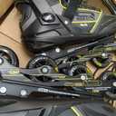 Roller Derby AERIO Q-60 Men's Inline Skates, Black/Yellow, Size 8