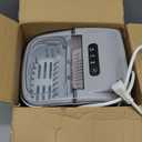 AGLUCKY HZB 12 H Countertop Portable Compact Ice Maker Machine Silver
