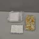 Quelay 50 Sets Funeral Favors for Guests, Mini Rosary Organza Bags Sympathy Thank You Cards Celebration of Life Favors for Memorial Party Supplies Funeral Guest Return Gifts (Gold)