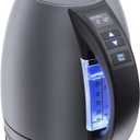 Chefman Electric Tea Kettle, 1.8 Liter Hot Water Electric Kettle Temperature Control Water Boiler with 5 Presets, Tri-Colored LED Lights, Keep Warm, Automatic Shutoff, Grey
