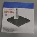 Ziweo External CD DVD Drive, Portable USB 3.0 Type-C CD Burner CD +/-RW Drive DVD Player for ROM Rewriter Burner Compatible with Laptop Desktop PC Windows MacBook Linux Mac OS