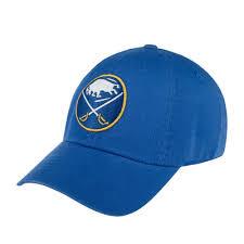 AMERICAN NEEDLE Buffalo Sabres Unisex Blue Line Officially Licensed NHL National Hockey League Team Baseball Hat Adjustable Buckle Strap Dad Cap (40742B-BUS-ROY)