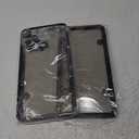 2 Pack License Plate Protector & Frame Combo, Clear Plastic Car Front/Rear Covers with Screws Caps, Universal Fit Car Accessories + Bonus Valve Stem Caps, Adhesive Pads & Mini Screwdriver