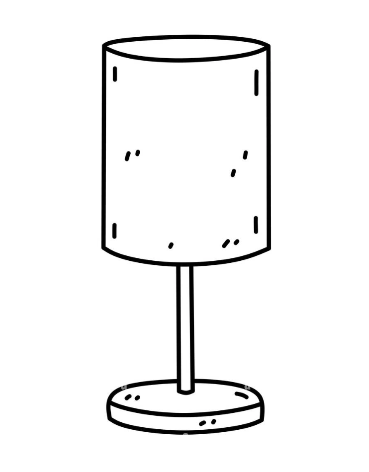 Simple Designs Table Lamp Desk Lamp, Cylinder Table Lamp for Bedroom Living Room Office Study