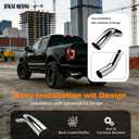 Universal 4 to 6 Inch Exhaust Elbow with Clamp, Chrome & Black Spraying Diesel Exhaust Tip for Trucks and Cars