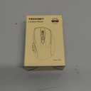 TECKNET Wireless Mouse, 2.4G Ergonomic Optical Mouse, Computer Mouse for Laptop, PC, Computer, Chromebook, Notebook, 6 Buttons, 24 Months Battery Life, 2600 DPI, 5 Adjustment Levels (Purple)