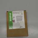 Haakaa On-The-Go Silicone Microwave Steam Sterilizer Bags for Travel, 40oz/1250ml Reusable Silicone Steaming Bags for Baby Bottles, Breast Pump, Accessories, Pacifiers, Teethers,Grey/1PC