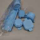 5 PCS Cake Pop Mold Set with 7.87-inch Tray, Heart Square Cloud Oval Round 3D Printed Cake Pop Cutter and Pusher, Baking Molds for Home Baking, Birthday Parties, Wedding Desserts