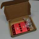 Kingson 30 45 90 Angled Drill Guide for Cable Railing, Drill Block Guide for Angled and Straight Holes, Drill Jig with Hard Steel Brushings for Installing Deck/Porch/Stair Railings, Handrails (Red) (1)