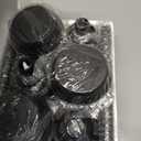 XMCOSY+ Solar Pathway Lights Outdoor Waterproof IP65-2 Lighting Modes LED Solar Powered Garden Lights, Glass Outdoor Lighting for Yard Landscape Walkway Driveway Lawn Decor (Warm White & Cool White) (Black)