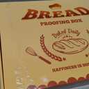 Folding Bread Proofing Box with 68-115 Temp Control, 2-48H Timer & 3-Sided Heating, Dough Proofing Box with Metal Rack for Sourdough Bread Baking Supplies, Pizza, Yogurt, Kombucha (Beige)