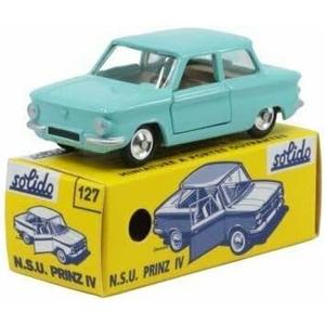 OPO 10 - Collection Miniature car 1/43 Solido Compatible with NSU PRINZ IV Turquoise - 1271