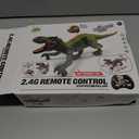 Remote Control Robot Dinosaur Toys for Kids 5-7,2.4G Electronic RC Walking Dinosaur Pet for Boys 4-7 with Spray & Light & Roar,Large Dino Toys for Kids 3-5 Year Old Christmas Birthday Gift (Green)