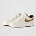 Nike Women's Court Vision Lo Shoes (9.5, Sail/Metallic Gold/Red Sepia)