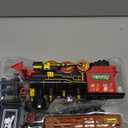 BainGesk Train Set, Christmas Train Set with Steam, Light and Sounds, Electric Train Toy for Boys & Girls, Christmas Train Set for Under The Tree, Gifts for 3 4 5 6 7 8 Year Old Kids