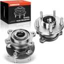 A-Premium 2 x Rear Wheel Bearing and Hub Assembly with 5-Lug Compatible with Ford Escape 2013-2019 & Lincoln MKC 2015-2019, AWD Only