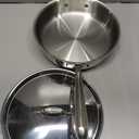All-Clad D3 Stainless Steel 4 Quart Saute Pan With Lid- Made in the USA- The Original Bonded Professional Cookware- Oven Safe & Induction Compatible