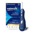 Waterpik Cordless Advanced 2.0 Water Flosser For Teeth, Gums, Braces, Dental Care With Travel Bag and 4 Tips, ADA Accepted, Rechargeable, Portable, and Waterproof, Blue WP-583, Packaging May Vary