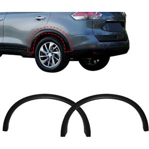 SecosAutoparts 2pc Rear Fender Molding Trim, Fit for Nissan Rogue Sport 2014-2020 2.0L/2.5L l4, Replace# 788614BA0A 788604BA0A, Rear Driver & Passenger Side Fender Wheel Arch Molding