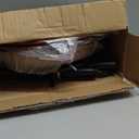 Freestanding Birdbaths Bowl Outdoor, Standing Garden Bird Bath Bird Feeder & Bird Bath Bowl, Detachable Decoration Spa Birdfeeder for Garden Patio Yard Lawn, 4 Spiky Metal Stake (Brown)