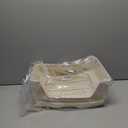 BWOGUE Large Rabbit Litter Box Toilet,Potty Trainer Corner Bedding with Drawer Larger Pet Pan for Adult Guinea Pigs, Rabbits, Hamster, Chinchilla, Ferret, Galesaur, Small Animals(White)