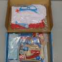 Lehoo Castle Doctor Kit for Toddlers 3-5, Kids Doctors Play Set, Pretend Play with Doctor Costume Toy Stethoscope Medical Kits for Girls Boys 3 4 5