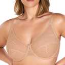 HSIA Minimizer Bras for Women Enchante Full Coverage Underwire Bras Plus Size Lifting Floral Lace Bra for Heavy Breast, 44C