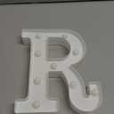 LED Light Up Marquee Letters, Battery Powered Decorative LED Letter Lights, Alphabet Light Up Letters for Wedding Birthday Party,Holiday Lamp or Home Bar Decoration (Letter R)