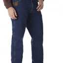 Wrangler Riggs Workwear Men's Lined Relaxed Fit Jean, 34W x 32L, Antique Indigo