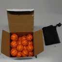 Civaner 40 Pcs Mini Basketball Tiny Rubber Basketballs Small Foam Ball with Drawstring Mesh Bag Crafts Gifts for Kids Adults Party Favors Beach Pool Sports Game(1.18 Inch)