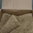 Baahrnom Bathroom Rugs Sets 3 Piece with Adjustable Toilet Seat Cover 17.5"x 15" Machine Washable Bath Rug Set with TPR Non Slip Rubber Backing Solid Bath Mat Set for Luxury Bathroom Decoration